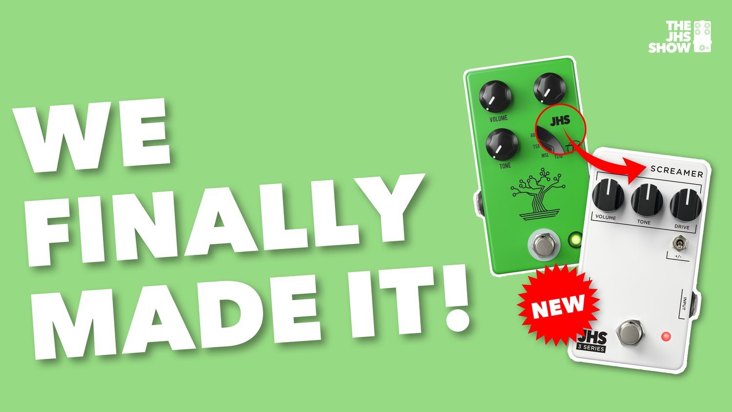 WHAT IS THE JHS 3 SERIES SCREAMER? – JHS Pedals