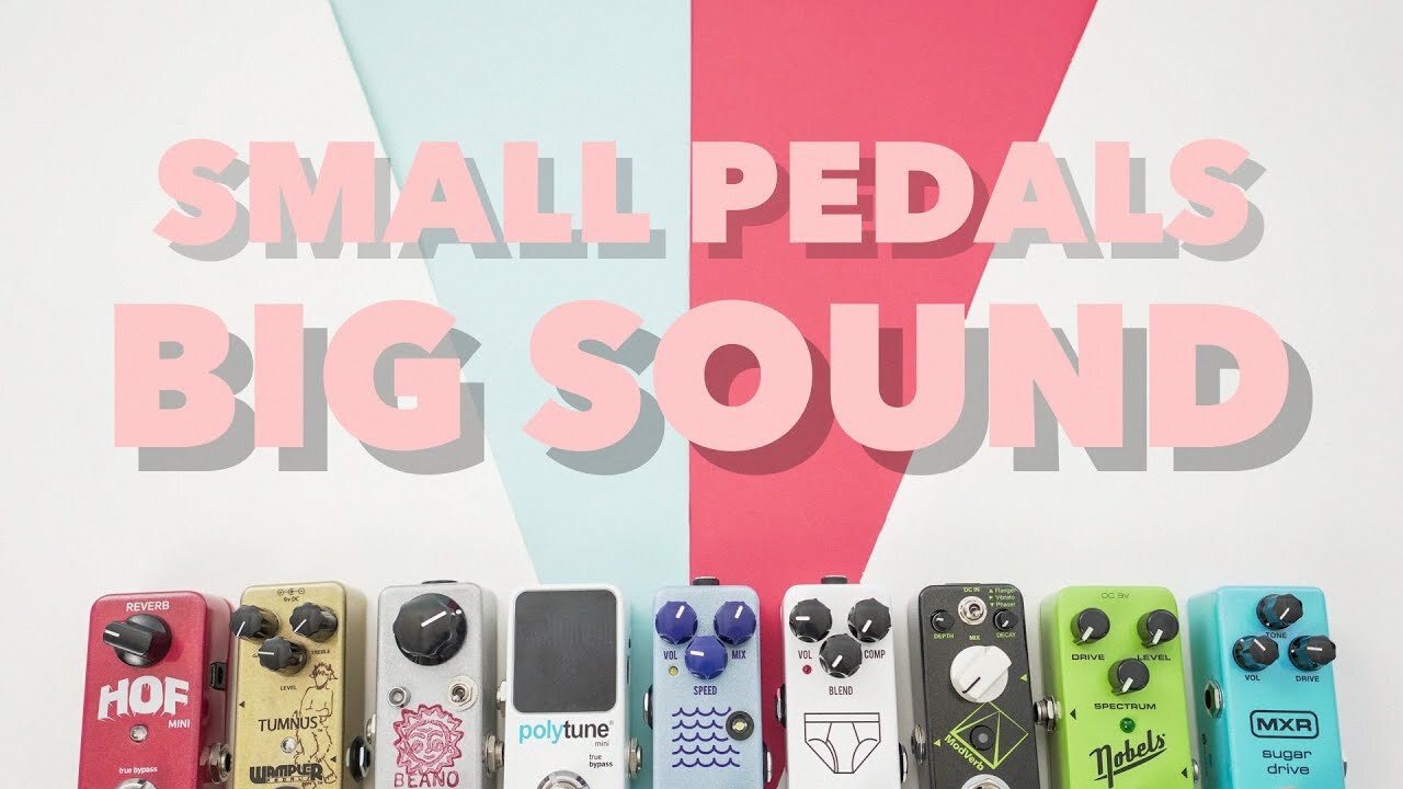 SMALL PEDALS, BIG SOUND  JHS Pedals