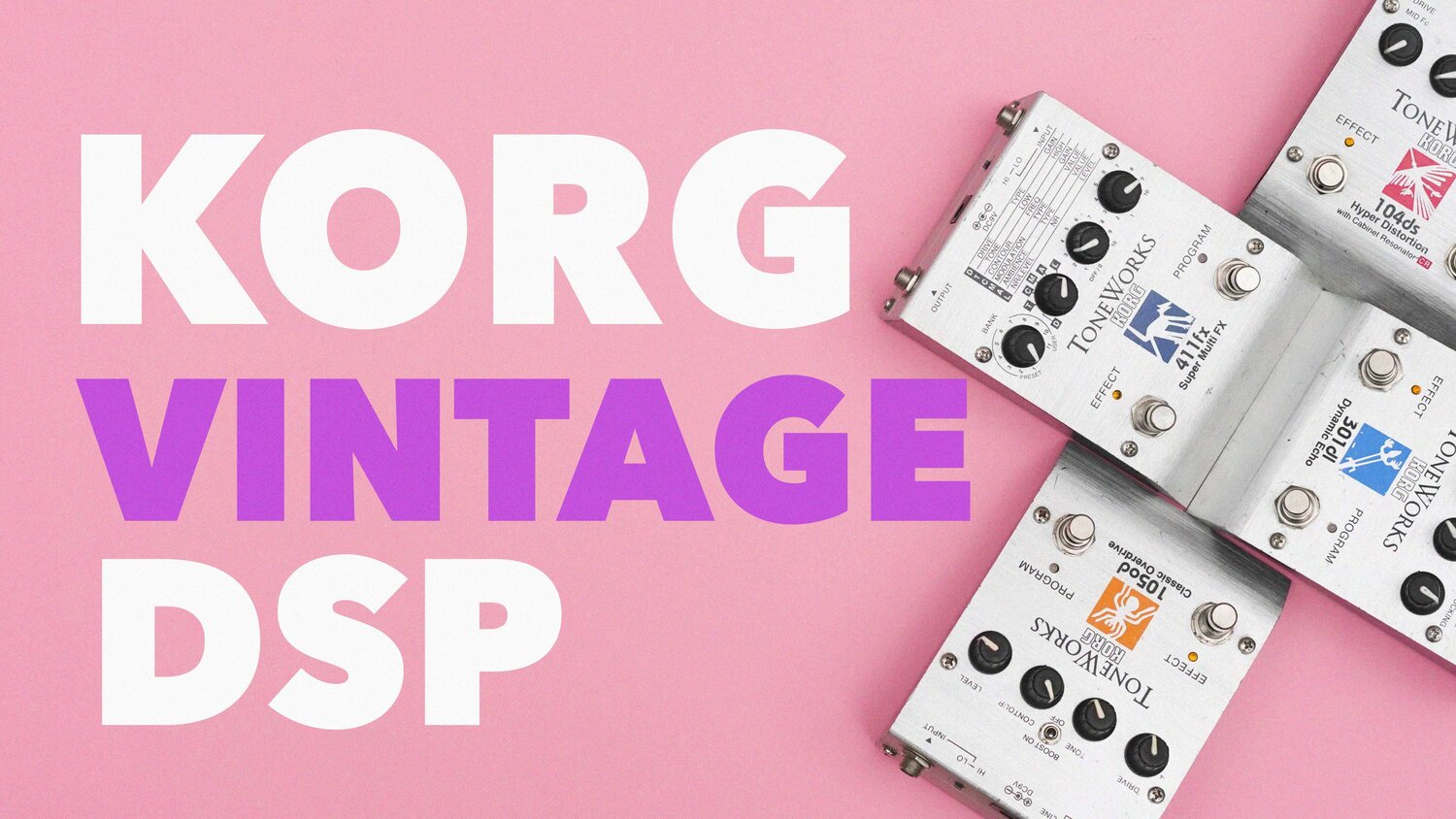 KORG コルグ ToneWorks 301dl ディレイ KORG ToneWorks 301dl Dynamic Echo Demo - YouTube