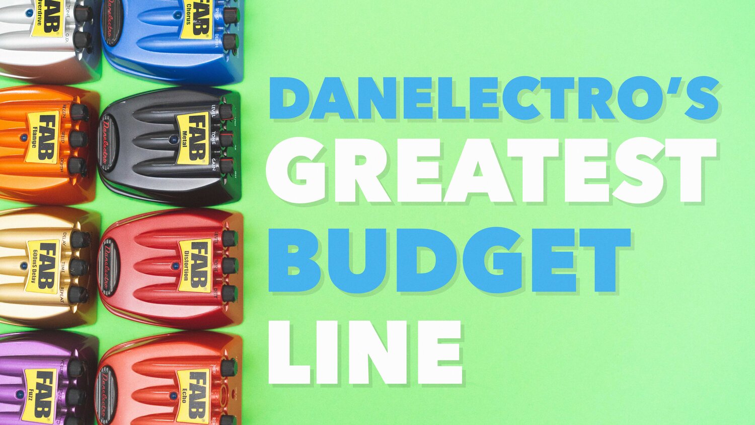 DANELECTRO'S GREATEST BUDGET LINE – JHS Pedals