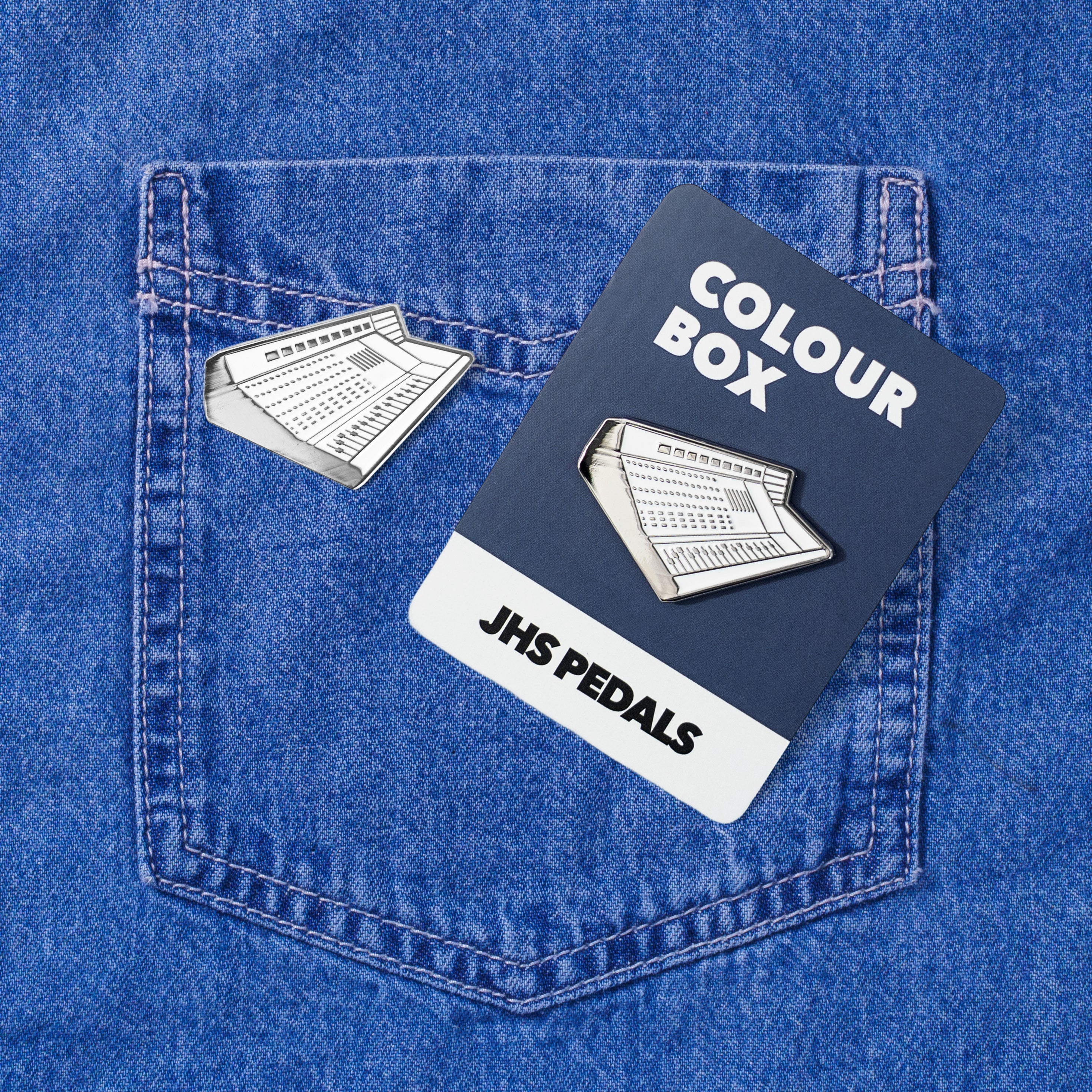Colour Box Enamel Pin – JHS Pedals