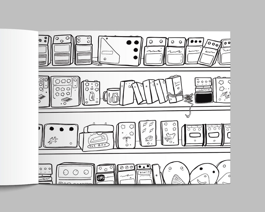 THE GUITAR COLORING BOOK