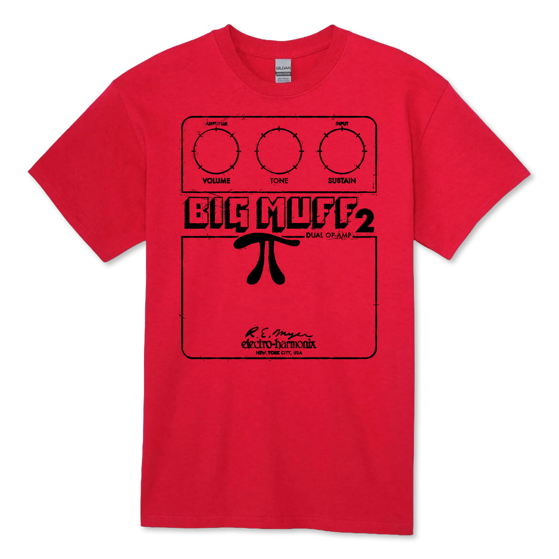"Big Muff 2" Red T-Shirt