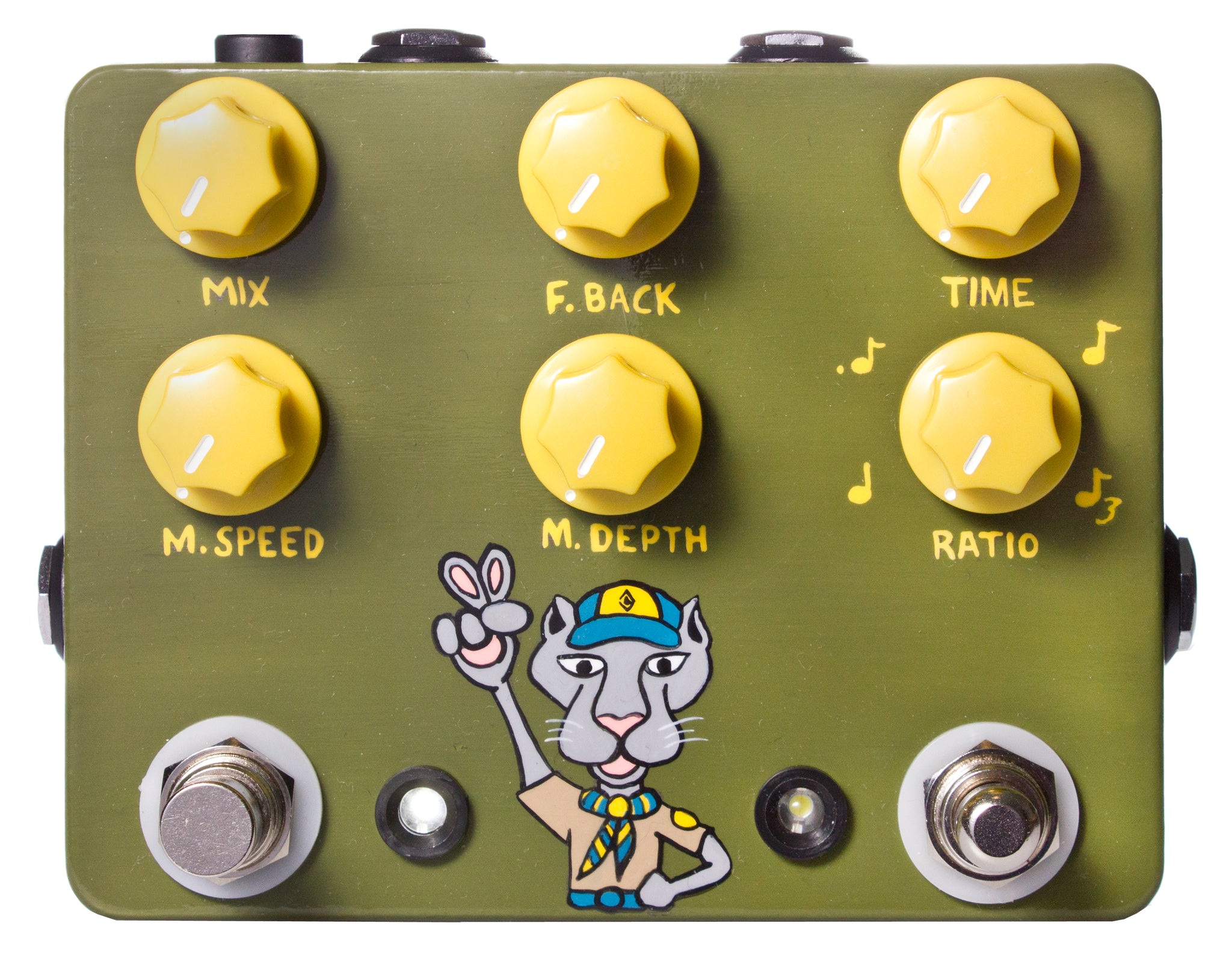 PANTHER CUB V2 HAND PAINT JHS Pedals