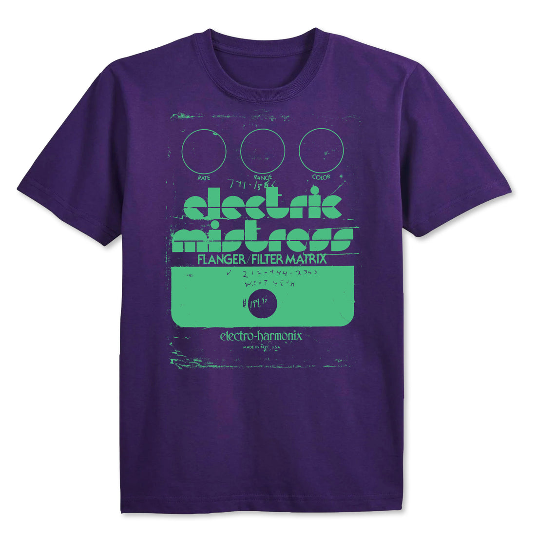 "Electric Mistress" Purple T-Shirt